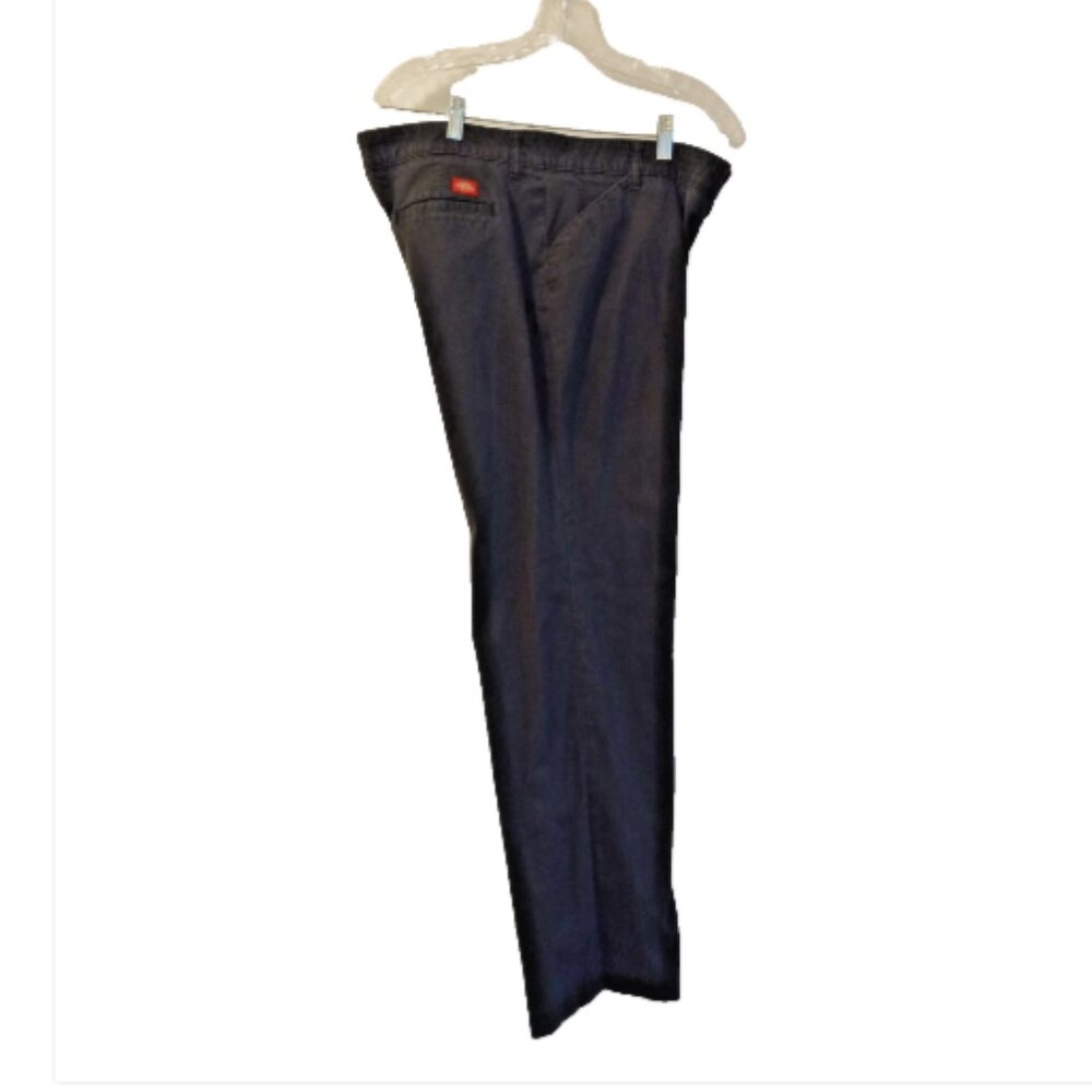 Dickies Women's Pants 16R Black Relaxed Fit Pockets Career Casual - Picture 4 of 13